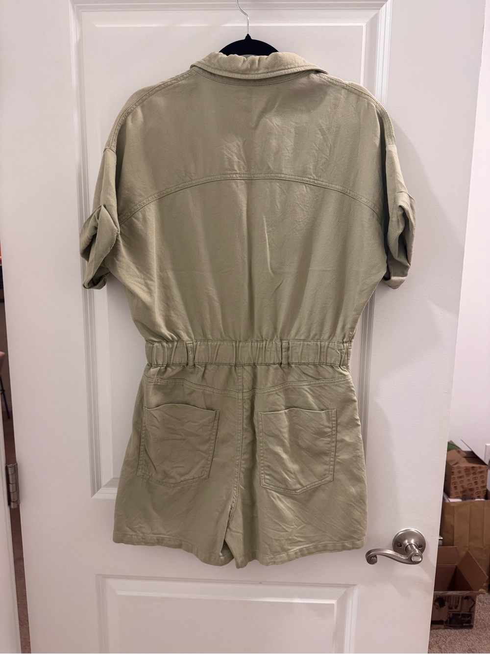 Zara Light Olive Green Shirt Jacket - Picture 2 of 3